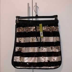 Sequin mini skirt
